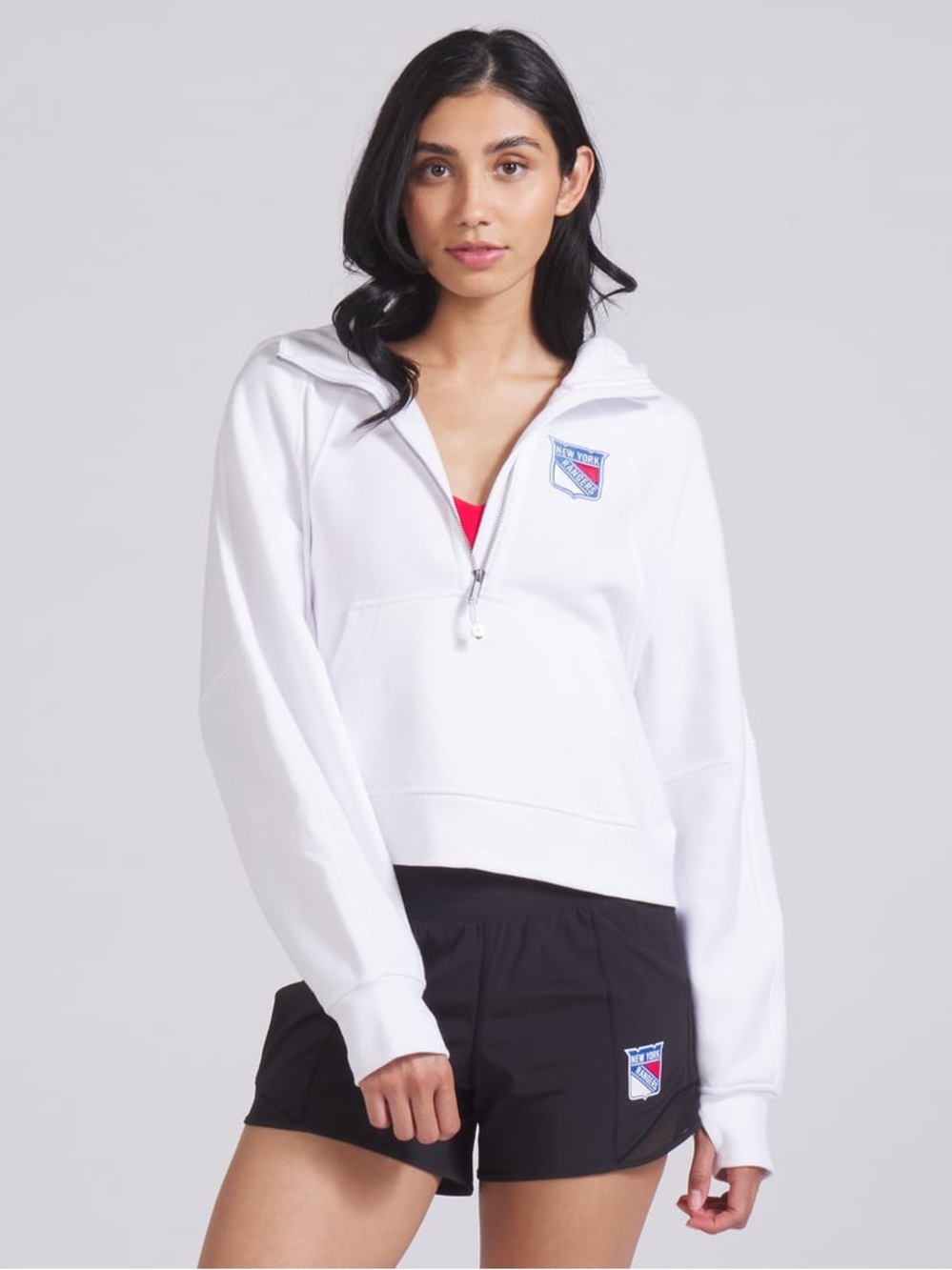 New York Rangers lululemon Women's Scuba Oversized Half-Zip Hoodie